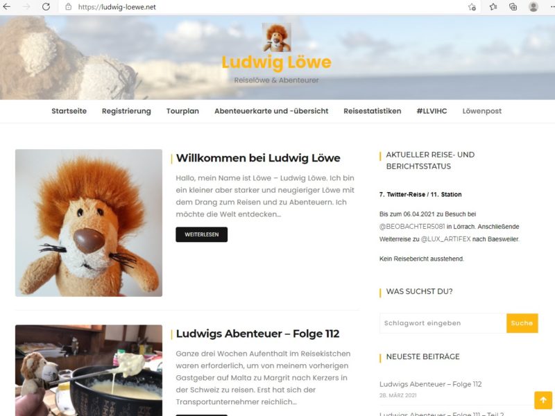 Neue Homepage und Löwenpost